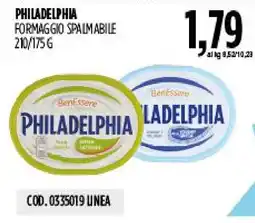Carico Cash & Carry Philadelphia formaggio spalmabile offerta
