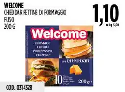 Carico Cash & Carry Welcome formaggio fette di formaggio cheddar offerta