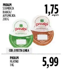 Carico Cash & Carry Praelpi scamorza bianca offerta