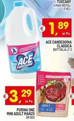 Centro Commerciale Discount Ace candeggina classica offerta