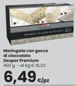 Eurospar Meringata con gocce di cioccolato Despar Premium offerta