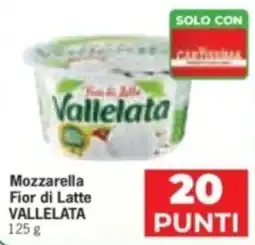 Eurospar Mozzarella Fior di Latte Vallelata offerta