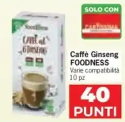 Eurospar Caffè Ginseng Foodness offerta