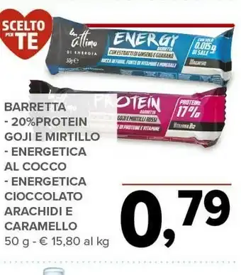 Todis Barretta 20% protein goji e mirtillo offerta