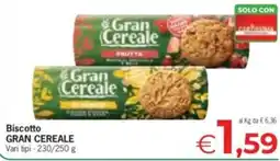 Eurospar Biscotto Gran Cereale offerta