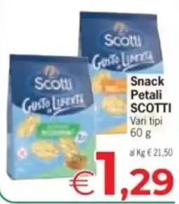 Eurospar Snack Petali SCOTTI offerta