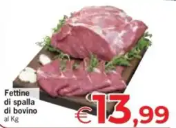 Eurospar Fettine di spalla di bovino offerta