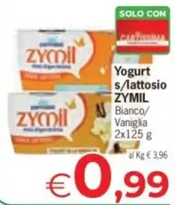 Eurospar Yogurt s/lattosio ZYMIL offerta