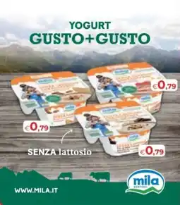 Eurospar Yogurt Gusto+Gusto senza lattosio offerta