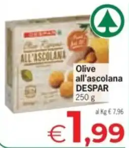 Eurospar Olive all'ascolana DESPAR offerta