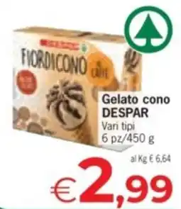 Eurospar Fiordicono gelato cono offerta