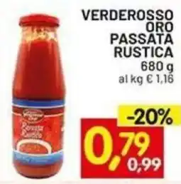 Centro Commerciale Discount Verderosso oro passata rustica offerta