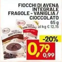 Centro Commerciale Discount Fiocchi di avena integrale fragole - vaniglia / cioccolato offerta