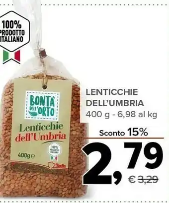 Todis Lenticchie dell'umbria offerta