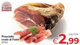 Eurospar Prosciutto crudo di Fonni offerta
