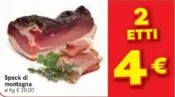 Eurospar Speck di montagna offerta