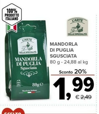 Mandorla di puglia sgusciata