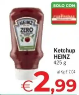 Eurospar Ketchup HEINZ ZERO offerta
