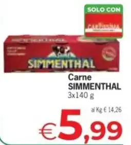 Eurospar Carne Simmenthal offerta