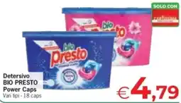 Eurospar Detersivo BIO PRESTO Power Caps offerta