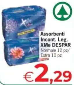 Eurospar Assorbenti Incont. Leg. XMe DESPAR offerta
