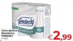 Eurospar Carta igienica Kilomterica Tenderly offerta