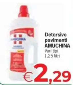 Eurospar Detersivo pavimenti Amuchina offerta