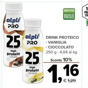 Todis Drink proteico vaniglia offerta