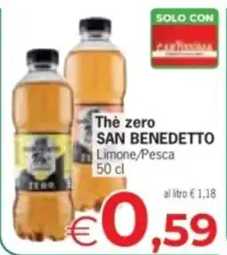Eurospar The zero San Benedetto offerta