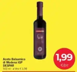 Eurospar Aceto Balsamico di Modena IGP DESPAR offerta