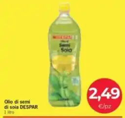 Eurospar Olio di semi di soia DESPAR offerta