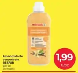 Eurospar Ammorbidente concentrato DESPAR offerta