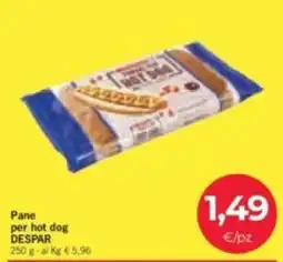 Eurospar Pane per hot dog DESPAR offerta