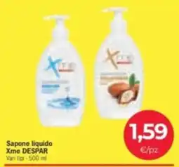 Eurospar Sapone liquido Xme DESPAR offerta