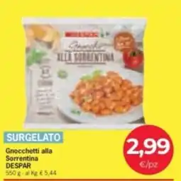 Eurospar Gnocchetti alla Sorrentina DESPAR offerta
