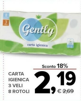 Todis Gently carta igienica offerta