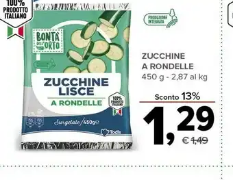 Todis Zucchine lisce offerta