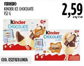 Kinder Chocolate Ice Cream