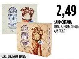 Carico Cash & Carry Sammontana cono cinque stelle offerta
