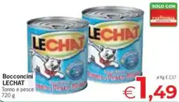 Eurospar Bocconcini Lechat Tonno e pesce offerta