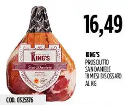 Carico Cash & Carry King's prosciutto san daniele offerta