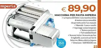 Todis Macchina per pasta offerta