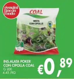 èccoMI Insalata poker con cipolla coal offerta