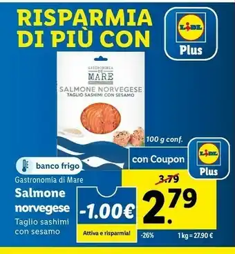 Lidl Salmone norvegese offerta