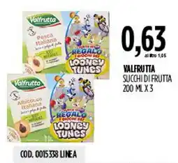 Carico Cash & Carry Valfrutta succhi di frutta offerta