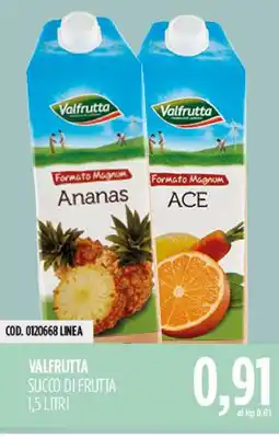 Carico Cash & Carry Valfrutta succo di frutta offerta