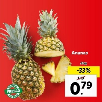 Lidl Ananas offerta