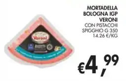 èccoMI Mortadella bologna igp veroni con pistacchi offerta