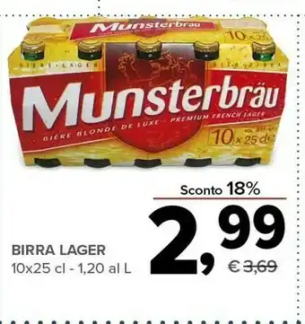 Todis Munsterbrau birra offerta