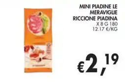 èccoMI Mini piadine le meraviglie riccione piadina offerta
